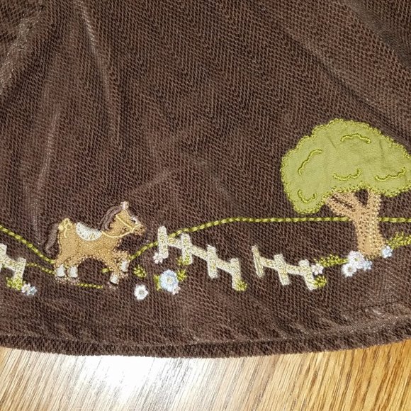 Gymboree Equestrian club Velveteen horse jumper - Picture 2 of 2